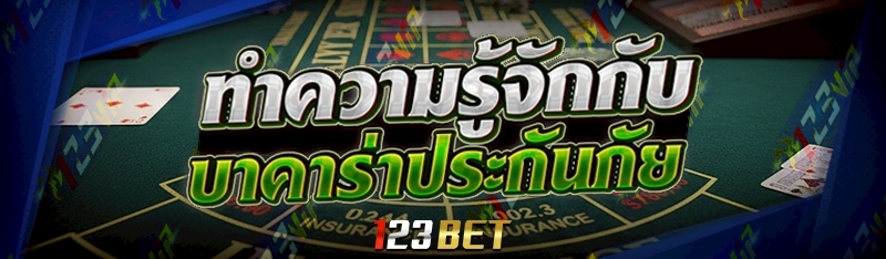 ทำความรู้จักกับ บาคาร่าประกันภัย