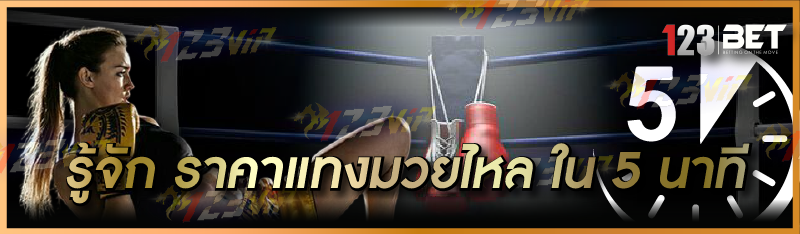 รู้จัก ราคาแทงมวยไหล ใน 5 นาที